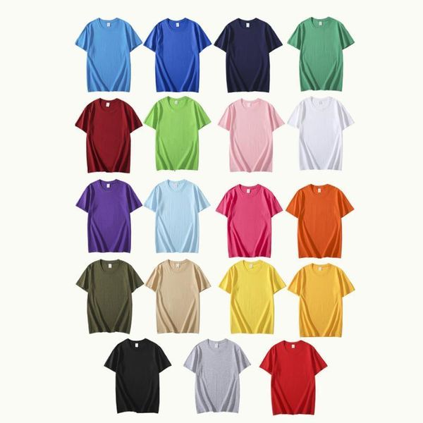 

summer new cotton men's t shirt casual short sleeve black white pink solid color men basic t shirts daily couples tees, White;black