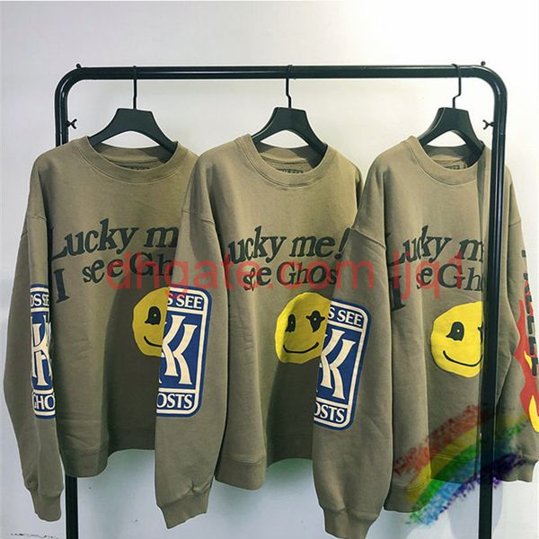 

foaming printing sweatshirts hoodie men women autumn winter crewneck, Black