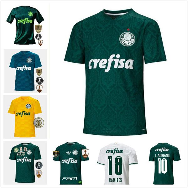 

2020 palmeiras soccer jerseys 20 21 home away jersey felipe melo . adriano ramires veron lucas lima football shirts, Black;yellow