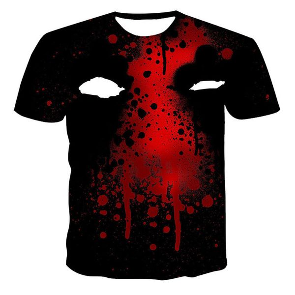 

knight print t-shirt the pattern printing behind the trend brand sweat 3d print shirts anime hippie horror men clothing