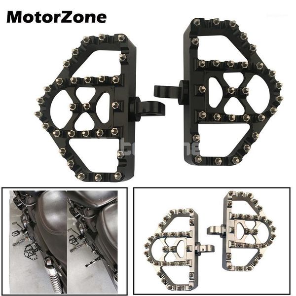 

offroad motorcycle foot pegs pedals 360° roating foot pedals footpegs rests suit for dyna sportster bobber1