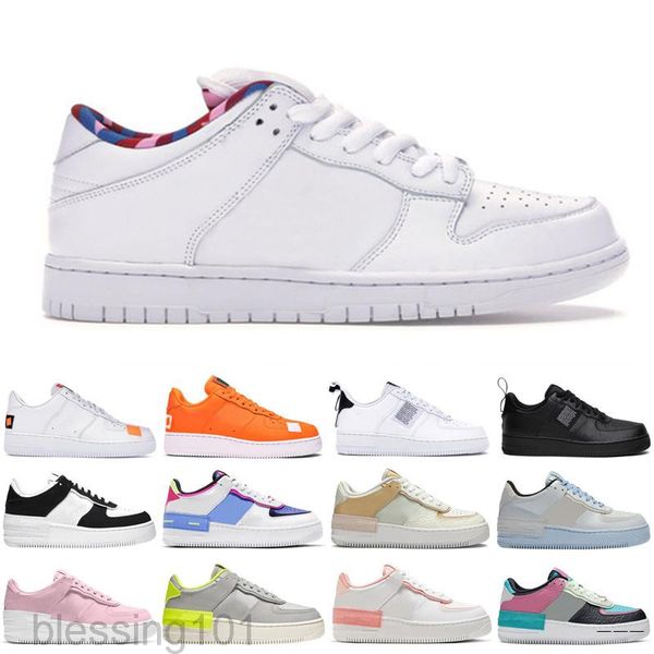 

shadow chaussures men women casual shoes pale ivory dunk barely volt spruce aura platform mens trainer sneakers bt11, Black
