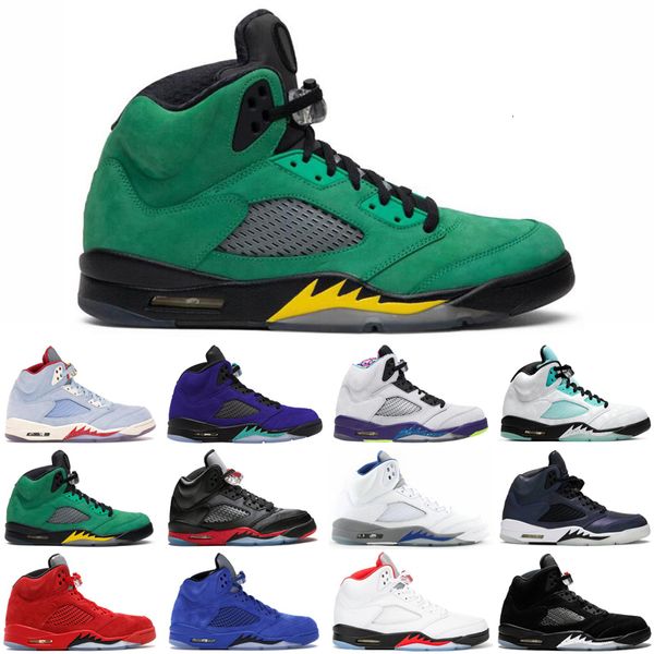 

5 5s jumpamn basketball shoes men what the alternate bel fire red fresh prince mens trainers sports sneakers size 7-13