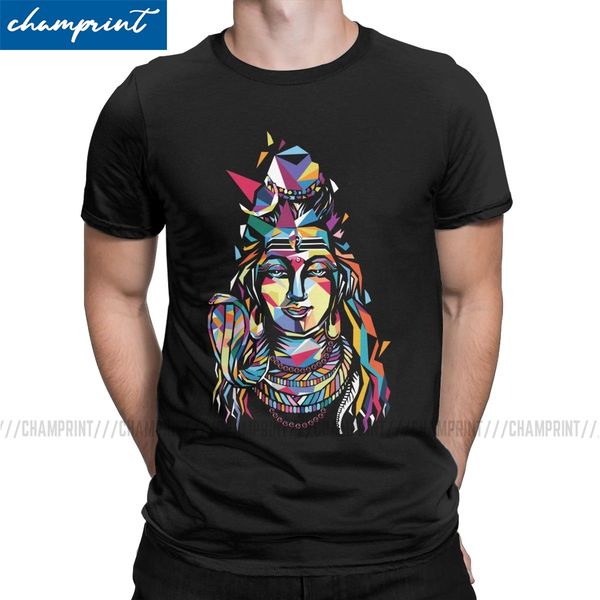 

men's shiva the god cool tees short sleeve hindu ganesha india lingam round neck clothing printed sport hooded sweatshirt hoodie men t