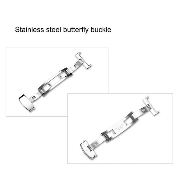 

uthai b05 18/20/22 / 24mm смотреть ремешок для часов складная застежка завязчивых часов кожаный ремешок для часов 22 мм ленты теленка кожаны, Black;brown