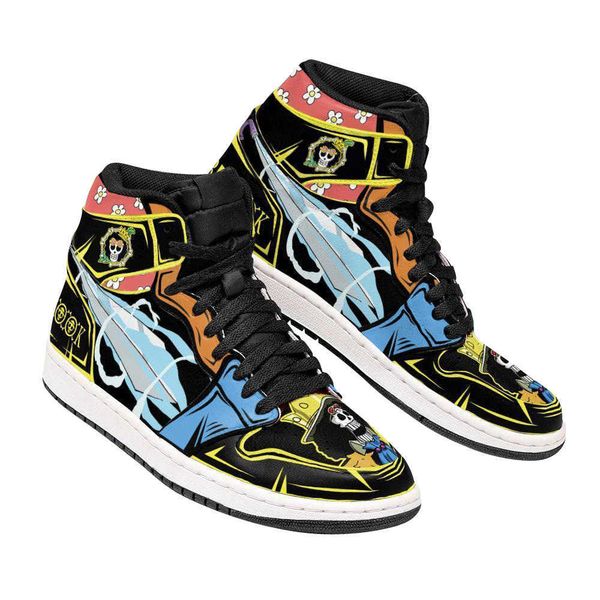 

basketball diy shoes anime one piece customize character shoes custom sneakers made creative fashion design casual
