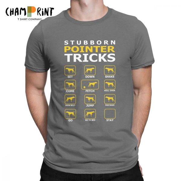 

stubborn pointer dog tricks funny t shirt for men short sleeve fun tees crewneck party t shirts sport hooded sweatshirt hoodie