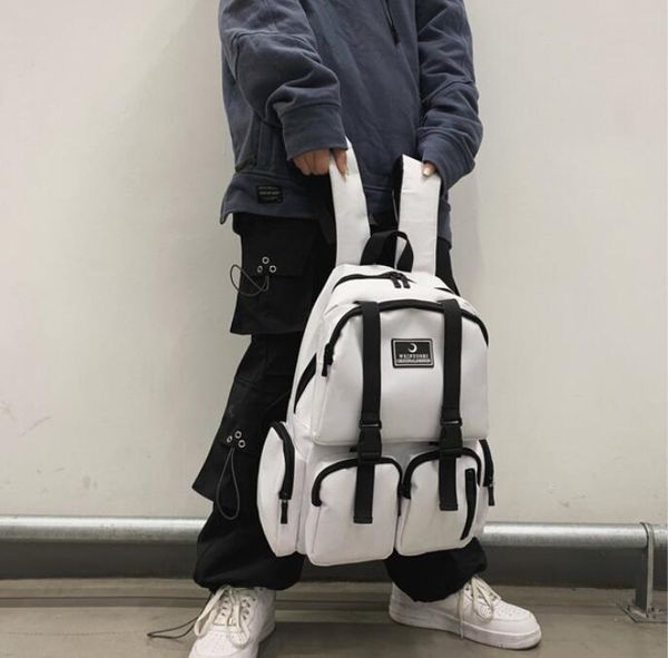 

2020 man backpack large capacity high school college students backpack girls travel bag multiple pockets lovers bag