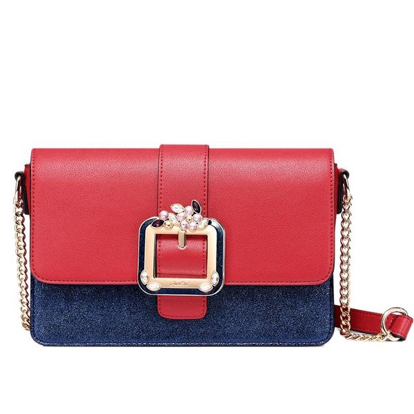 

just стар марка женская кожа pu сумка сумки женские мода цепи сцепления женский конверт crossbody кошелек