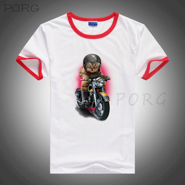 

hell cat rider print kawaii cool loose casual summer gothic tees boyfriend gift anime hip hop sport hooded sweatshirt hoodie men t shirt
