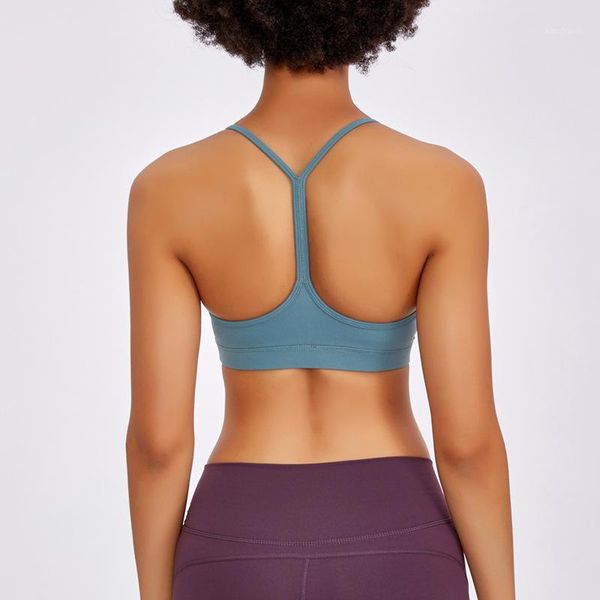 

gym clothing beauty back yoga straps bra womens push-up -resistant running fitness quick-dry vest style sports underwear /301, White;black