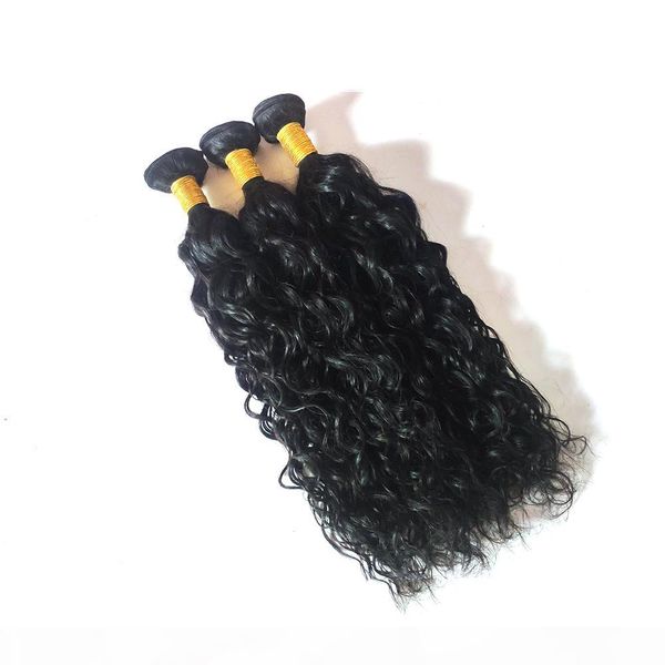 

brazilian virgin human hair weft 8-26inch good quality natural wave 3bundles natural black indian remy hair extensions dyeable dhgate