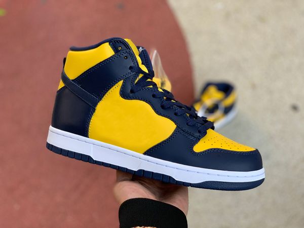 

new 2020 dunk high michigan sb walking skateboard shoes for mens trainers designer brand outdoor sneakers size eur36-45