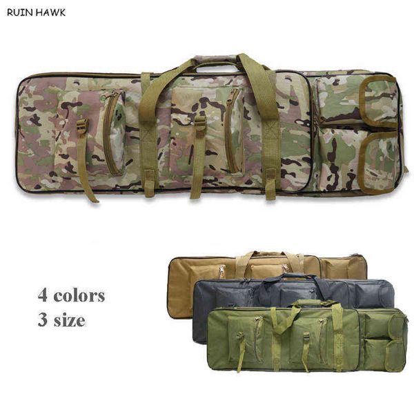 Equipamento tático 81cm 94cm 115cm Mochila militar Airsoft arma saco quadrado caça carregar saco de bagagem caso rifle mochila y1227