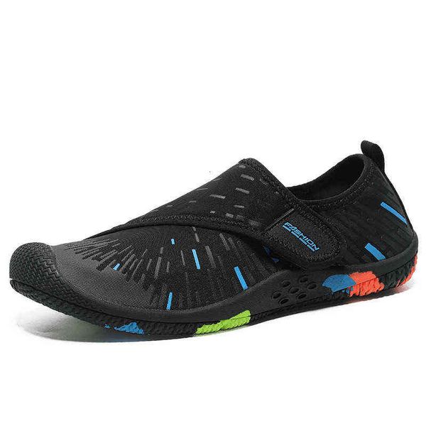 

upstream shoes outdoor hiking swimming lovers beach quick ying diving, Black