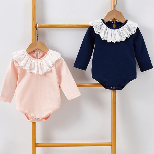 

2021 new autumn toddler baby girls long sleeve rompers infant baby jumpsuits boys girls clothes fashion kids rompers1, Blue