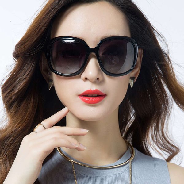 

sunglasses women's 2020 star fashion fashion large frame eye sunglasses round face polarized anti ultraviolet glasses, White;black