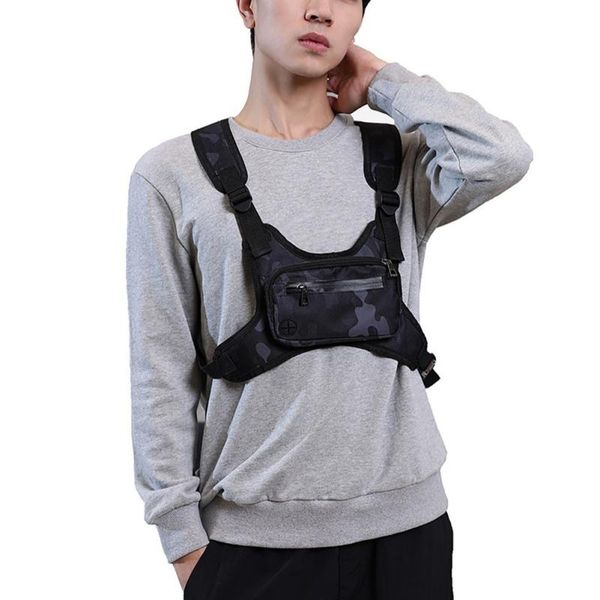 

balight chest rig bag for men waist bag hip hop streetwear functional tactical chest mobile phone bags male fanny pack casual