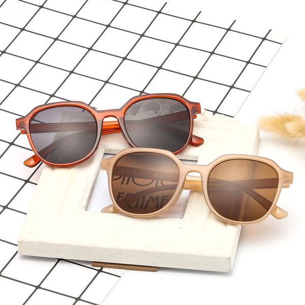 

cat eye sunglasses women men wild retro round frame jelly color sun glasses mirror uv400 fashion driving eyewear