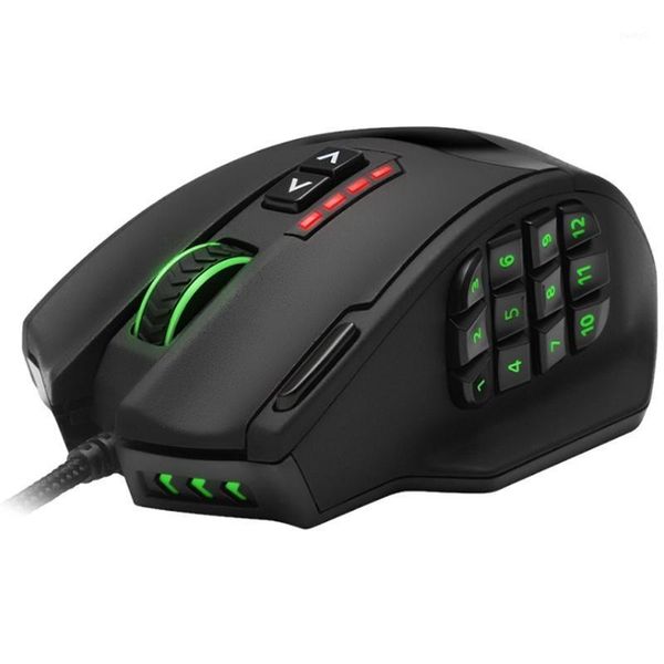 

mice usb wired gaming rgb mouse 16400 dpi 19 buttons programmable game with backlight ergonomic for lappc computer1