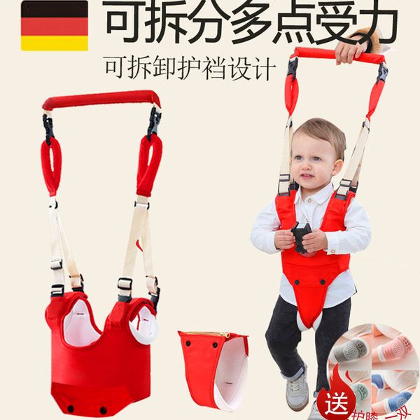 

walking belt with multi-functional learning to walk dual purpose anti strangulation and fall prevention safety summer breathable baby