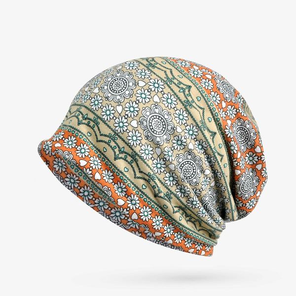 

cokk cotton flower patterns beanie женщин шляпы vintage шляпы головной убор тюрбан hat женский тонкие дамы хлопок шапочки stretch hat кпт bb, Blue;gray