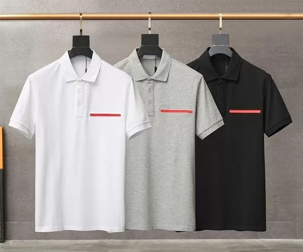 Luxus-Designer schwarze Polo-T-Shirts Herren Polos Sommer-T-Shirt Mode Lässige Herrenjacke High-End-Frühlings-Kurzarm-T-Shirts Sweatshirt Pullover Herrenbekleidung