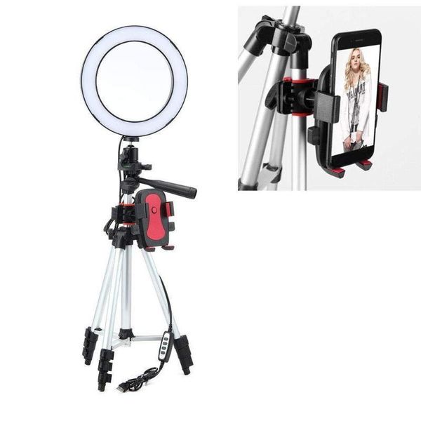 

flashes 7.9-inch led fill light dimmable ring portable with tripod1