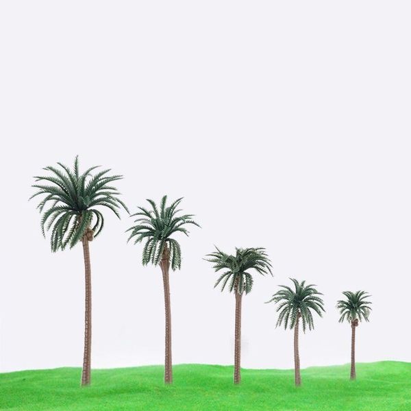 

decorative flowers & wreaths 30pcs artificial coconut palm trees scenery model miniature architecture 50jd