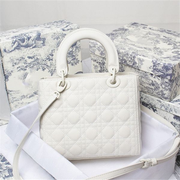 

classic must-have lady's elegant bags fashionable shoulder diamond lattice handbags genuine leather women multicolor totes crossbody ba