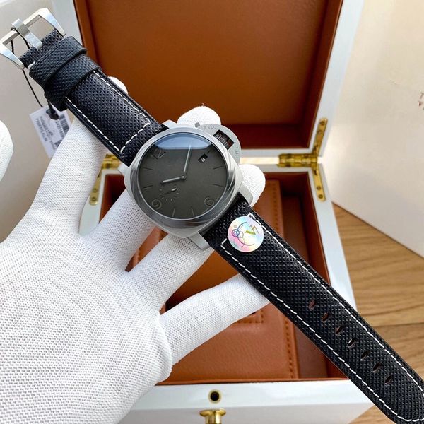 

men's for man 2020 waterproof aisi316l stainless steel new leather 9100 automatic design watch 11 watches wristwatches iclws, Slivery;brown
