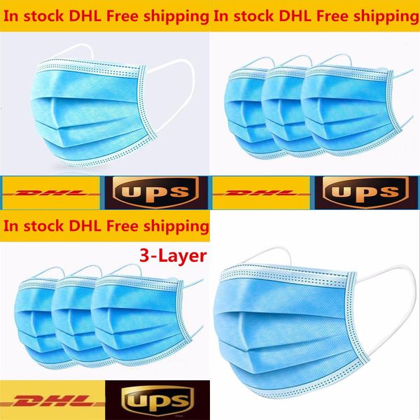 

dhl,in thick stock disposable 3-layer face masks with earloops for salon, home use comfortable maskoutlet81gz