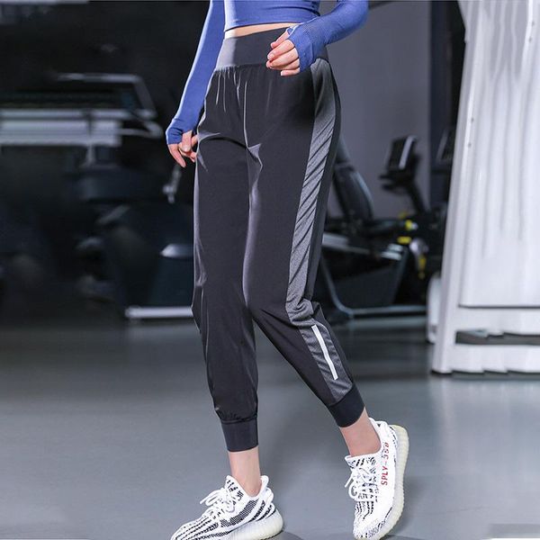 

yoga outfits para praia women fitness trousers gym clothes sport wear training suit workout running pants loose casual beamed harem, White;red