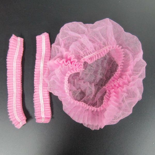 

10pcs non woven disposable shower caps dust hat women men bath caps for spa beauty salon bathroom bonnets l accessories hair h jllrxf