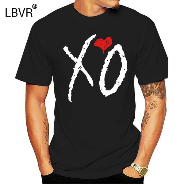 

тенниска мужчин xo логотип il weeknd nero унисекс uomo donna футболка tumblr tee мода лето футболка спортивная с капюшоном hoodie