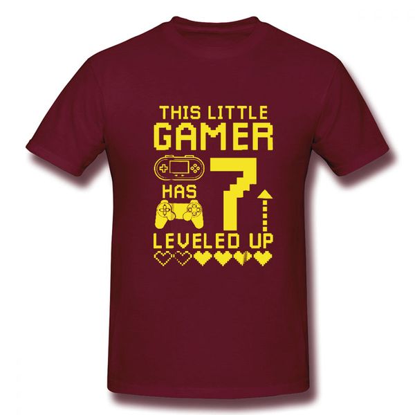 

gamer level up 7 year old fashion funny birthday short sleeves causal tees hip hop oversized sport hooded sweatshirt hoodie men t shirt