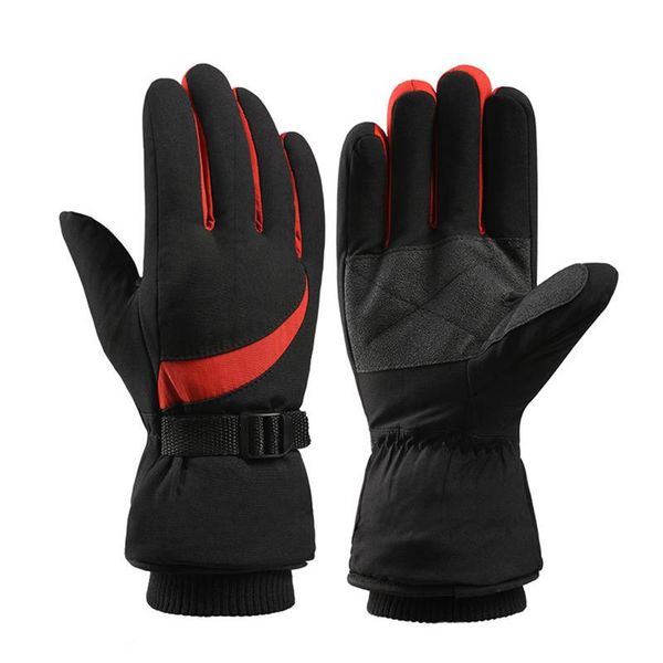 

ski gloves full finger winter warm outdoor waterproof touch screen plush skiing