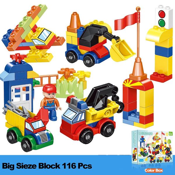 

building blocks compatible major brands duploe constructor accessories enlighten bricks toys for kids building blocks qylsib mywjqq