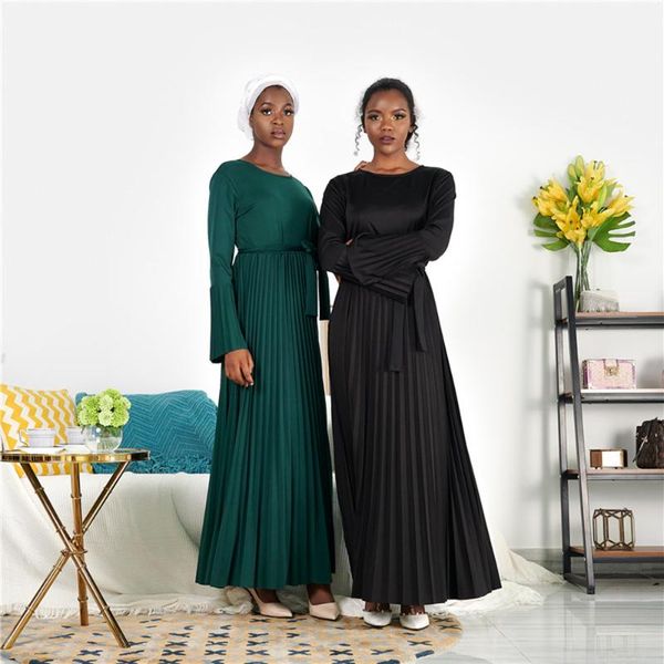 

eid mubarak pleated abaya hijab muslim dress caftan dubai kaftan african dresses islamic clothing abayas for women vestidos oman, Red