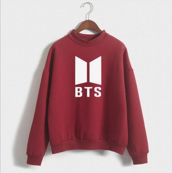 

autumn winter new letter print hoodies turtleneck sweatshirt women long sleeve fleece moletom pullover outwear hip hop hoodies, Black