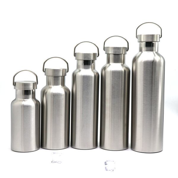 

16oz outdoor sports portable water bottle 304stainless steel cup double vacuum cups thermal bottle vacuum cup water cup delivery