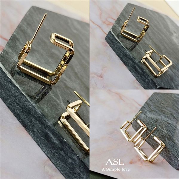 

x5na individual character contracted artificial pearl long large earring korea person hoop earring atmosphere eardrop of fashionable match, Golden