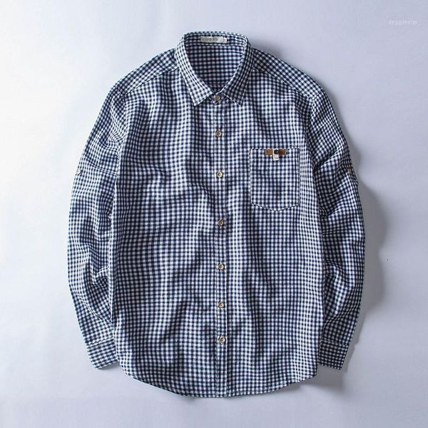 

men's casual shirts quality breathable plaid print cotton linen for men's dress shirt button slim fit men long sleeve camisa mascu, White;black