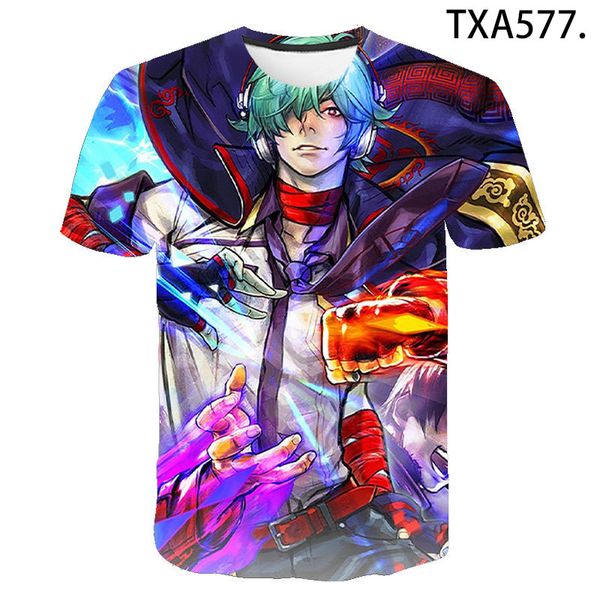 

new the king of fighters street 3d print shirts aesthetic harajuku anime men clothing
