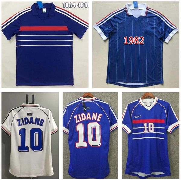 

retro soccer jerseys 1998 retro vintage zidane henry maillot de foot thailand quality soccer jerseys uniforms football jerseys shirt, Black;yellow