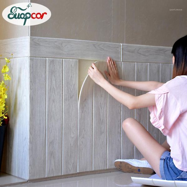 

wallpapers 0.7x0.7m wood grain self adhesive 3d wallpaper soft package kids room kindergarten walls decoration waterproof foam wall sticker1