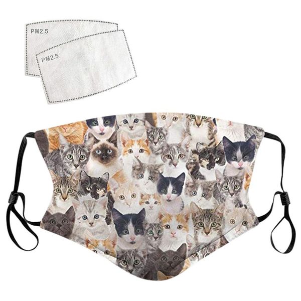 

маска proof ветрозащитных печатей pattern haze регулируемой foggy многоразового cat рот половина лица защитного пыл wmtdzo dh_niceshop
