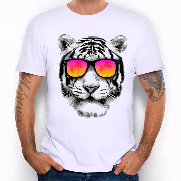 

male selling i'm the coolest tiger around colorful sunglasses funny joke t shirt tee summer tee shirt sport hooded sweatshirt hoodie