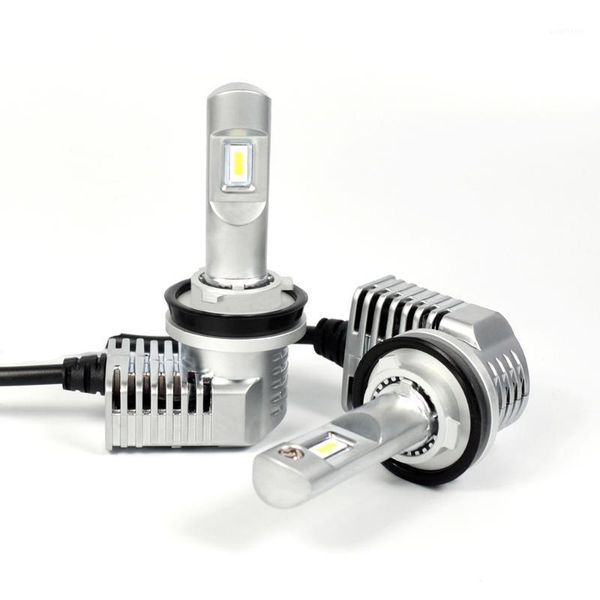 

2pcs super mini size h8 h9 h11 csp chip p20 led headlight h4 h7 9005 9006 9012 3/4 hir2 d1s/d2s/d3s/d4 bulb 50w 5200lm 6k1