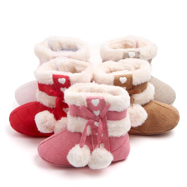 

mix color sale baby snow boots boys girls warm thick plush sequined ankle winter children flat fashion cotton shoes wholesale, Black;grey